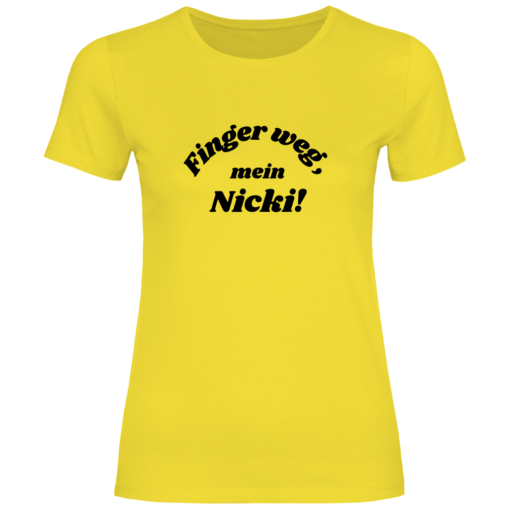 Finger weg, mein Nicki!