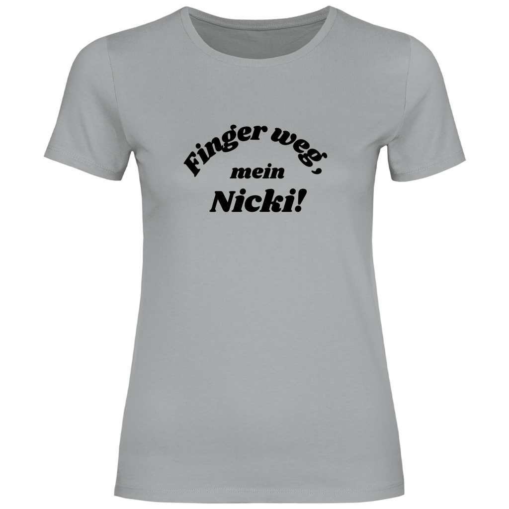 Finger weg, mein Nicki!