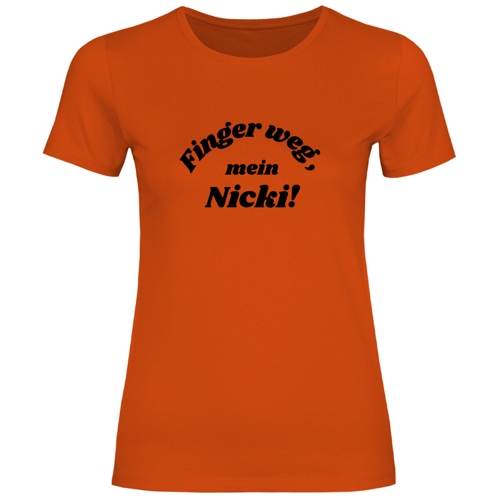 Finger weg, mein Nicki!