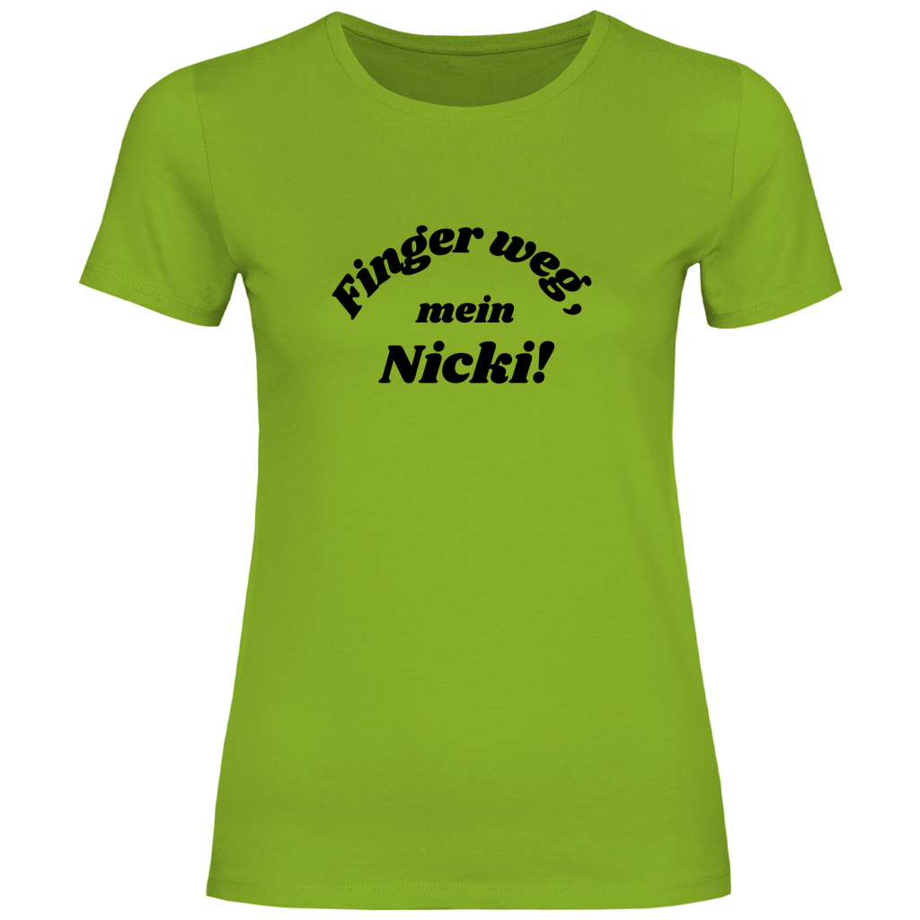 Finger weg, mein Nicki!