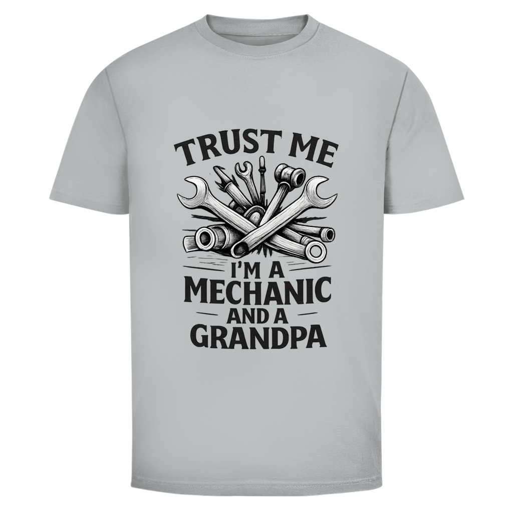 Herren T-Shirt Trust Me- I'm A Mechanic And A Grandpad