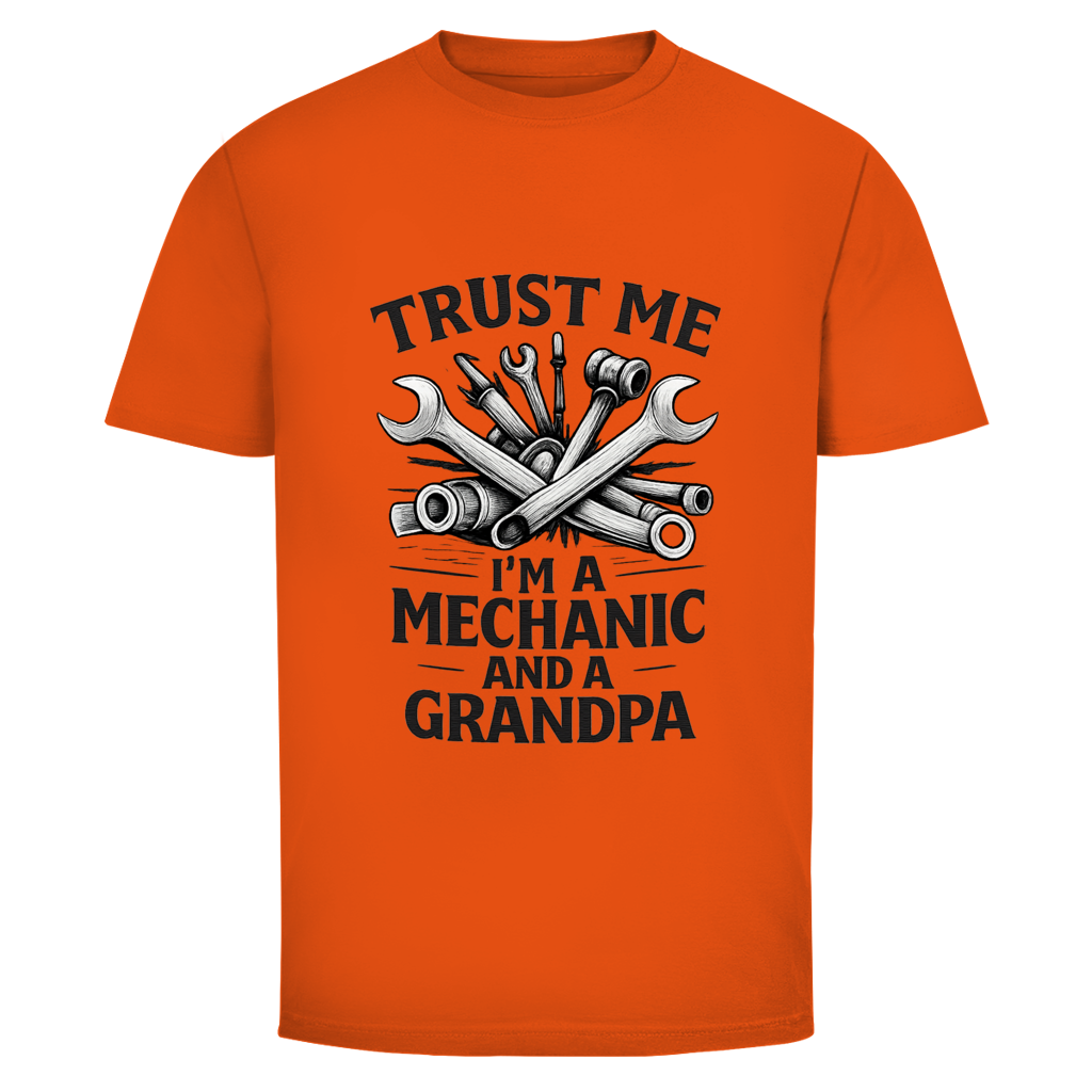 Herren T-Shirt Trust Me- I'm A Mechanic And A Grandpad