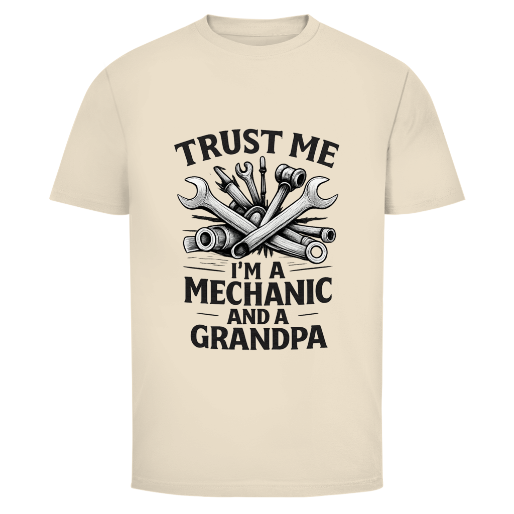 Herren T-Shirt Trust Me- I'm A Mechanic And A Grandpad