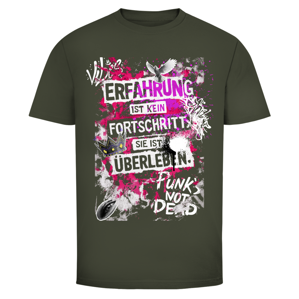 Herren T-Shirt Erfahrung ist kein Fortschritt