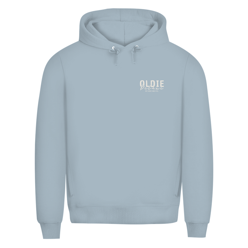 Herren Premium Bio Hoodie Kind der70er!