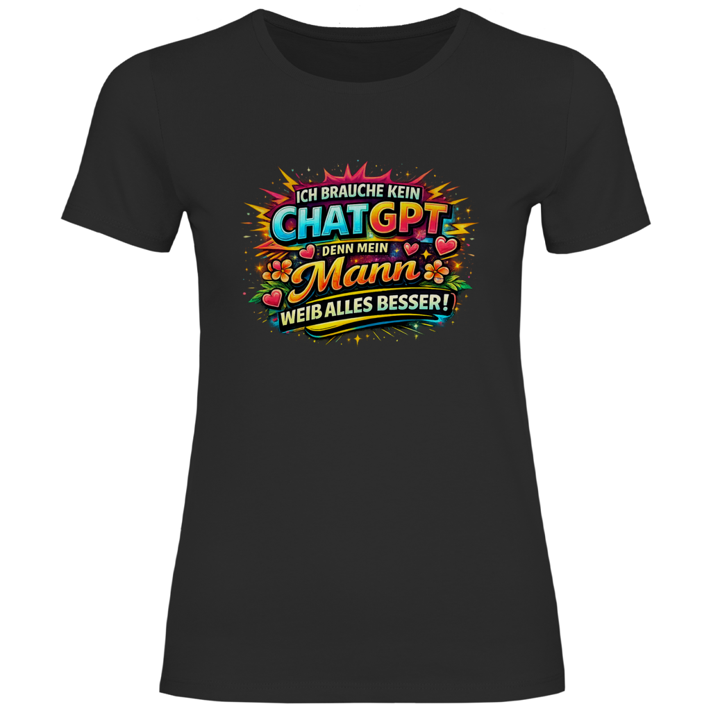 Ich brauch kein CHAT-GPT,denn mein Mann weiß alles besser!