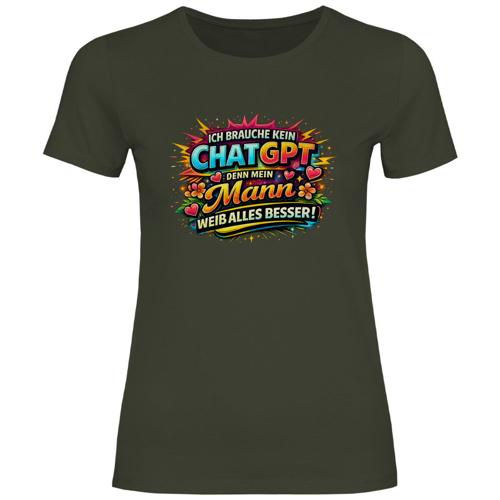 Ich brauch kein CHAT-GPT,denn mein Mann weiß alles besser!