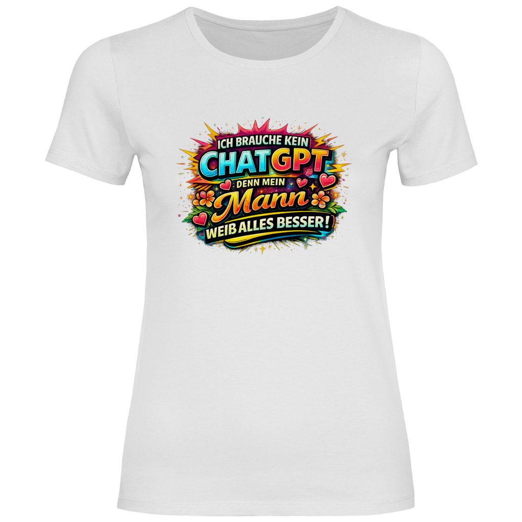 Ich brauch kein CHAT-GPT,denn mein Mann weiß alles besser!