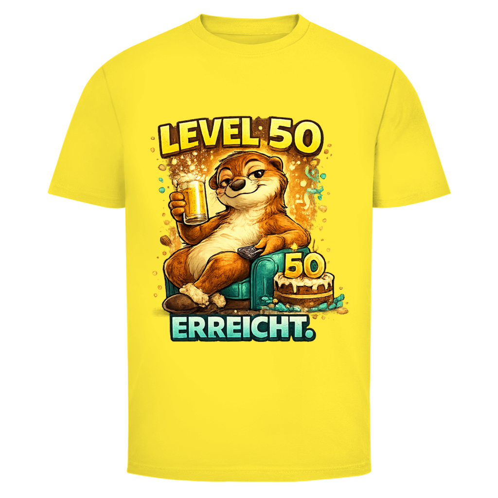 Herren T-Shirt Level 50 erreicht.