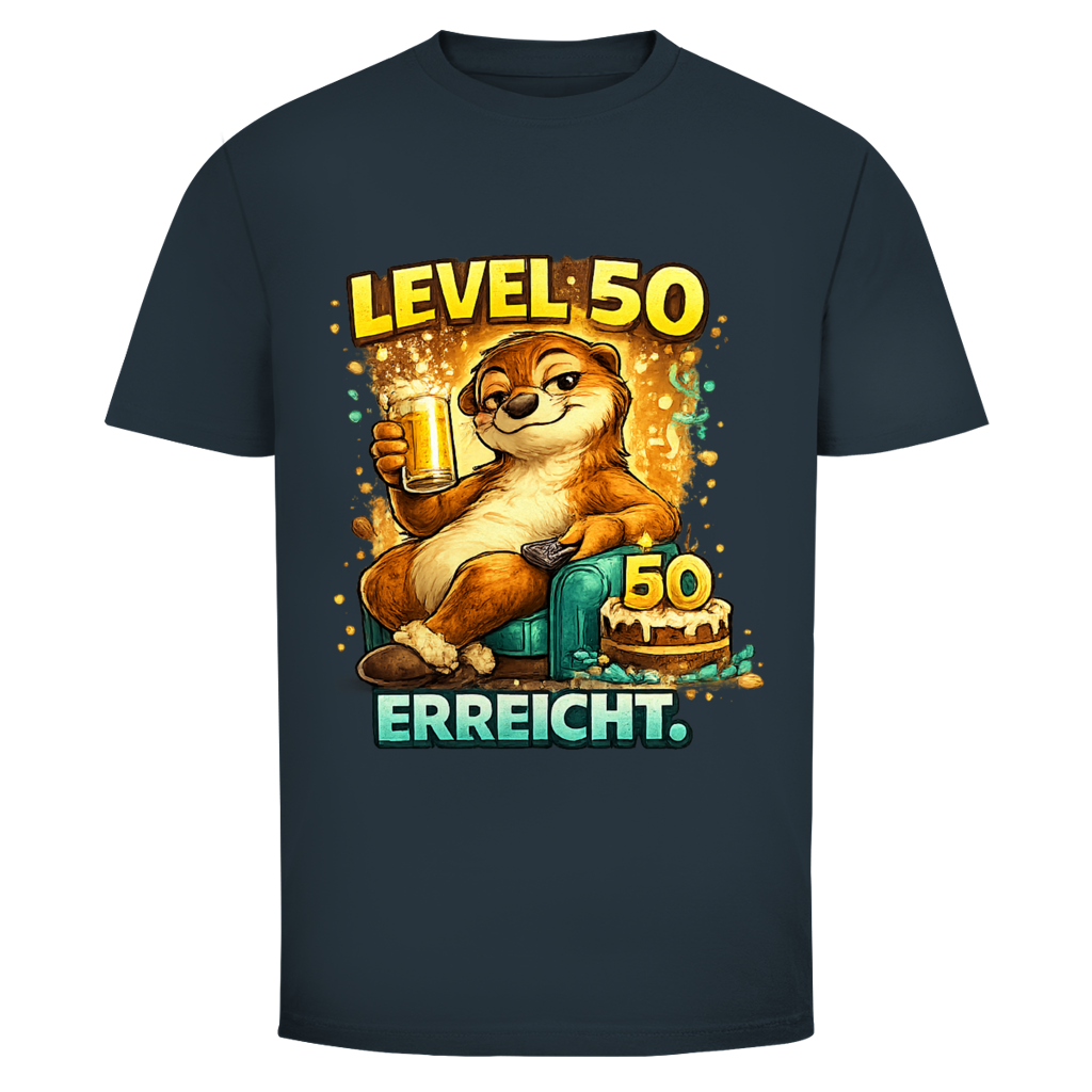 Herren T-Shirt Level 50 erreicht.