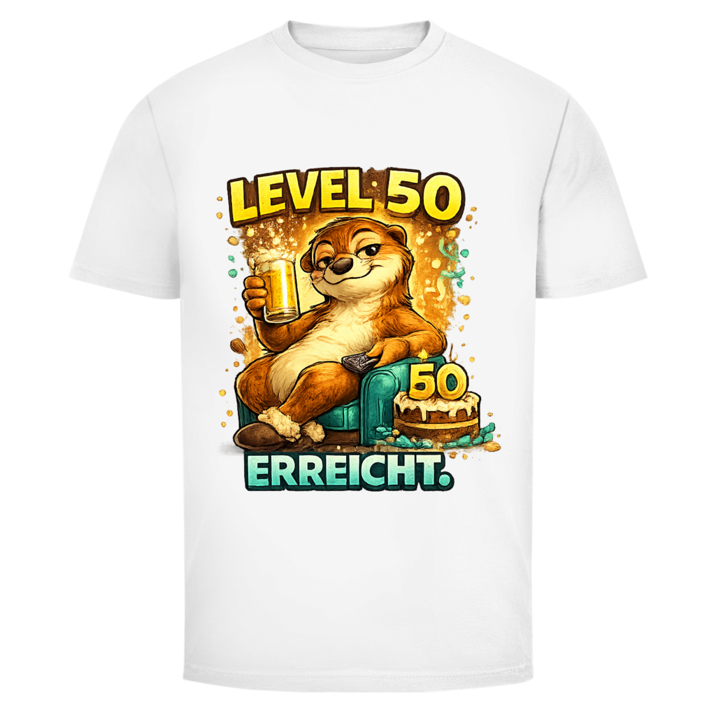 Herren T-Shirt Level 50 erreicht.