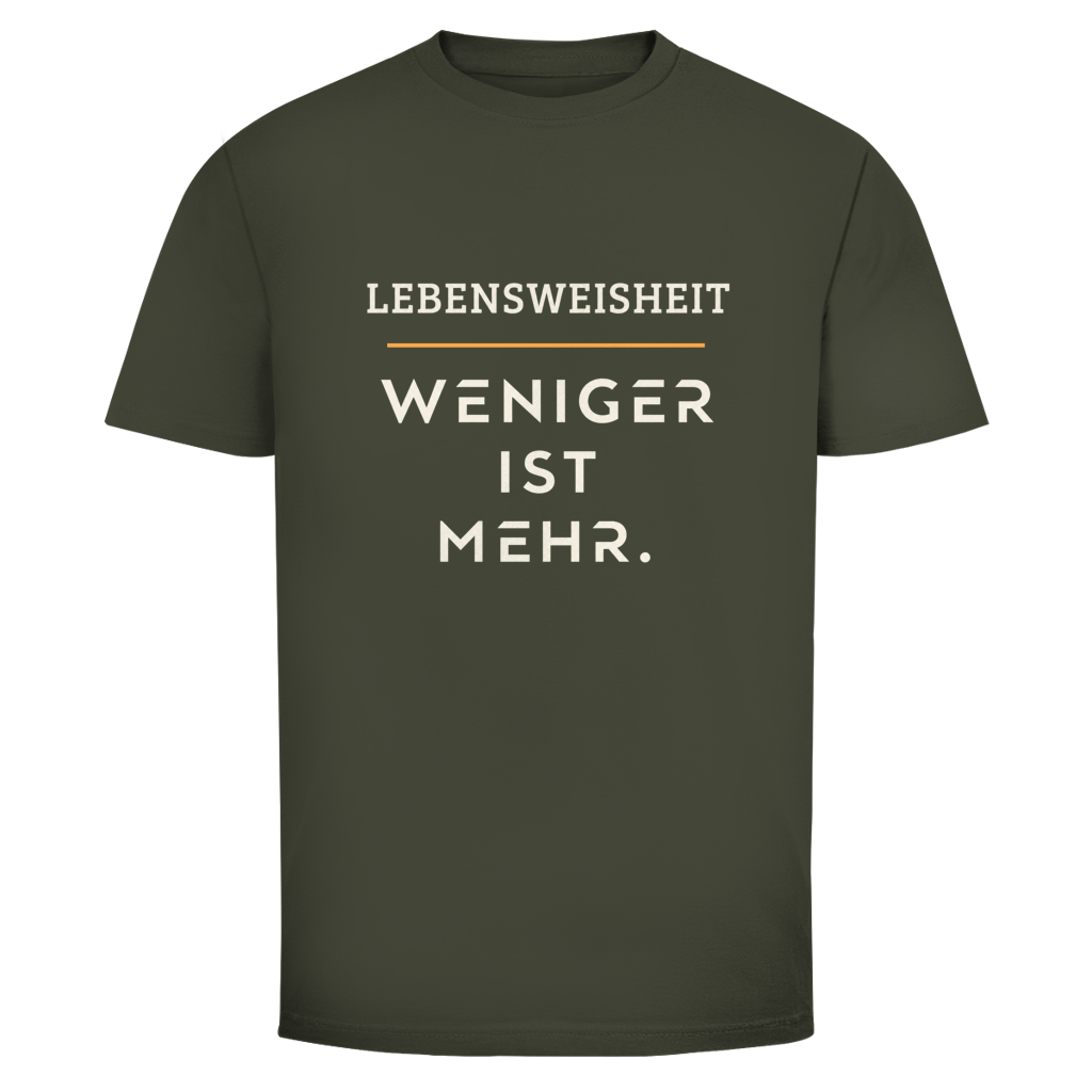 WENIGER IST MEHR