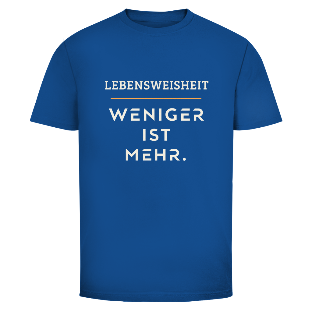 WENIGER IST MEHR