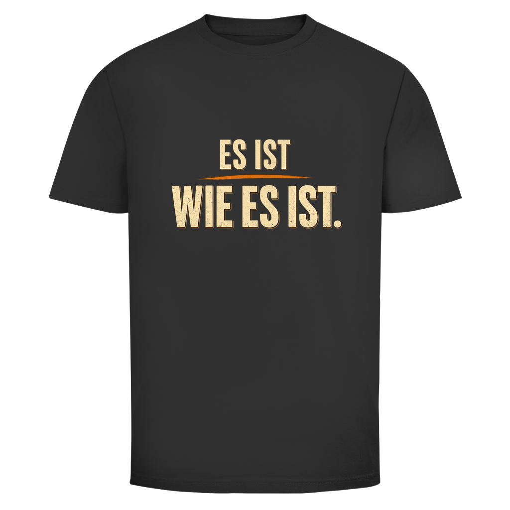 Oldie Deluxe Herren T‑Shirt "Es ist wie es ist" – gelassenes Statement für Männer 55+