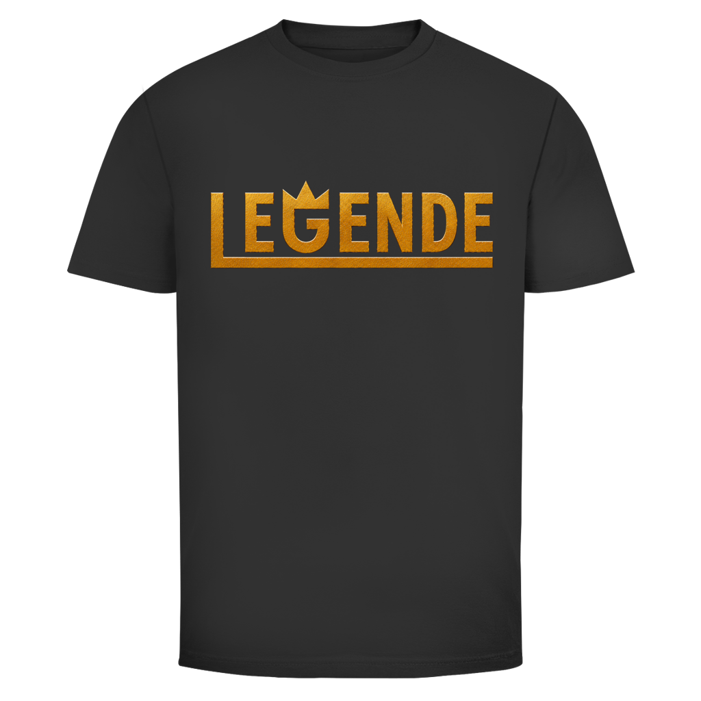 Oldie Deluxe Herren T‑Shirt "LEGENDE" – goldenes Statement für Männer