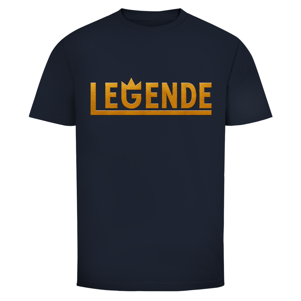 Oldie Deluxe Herren T‑Shirt "LEGENDE" – goldenes Statement für Männer