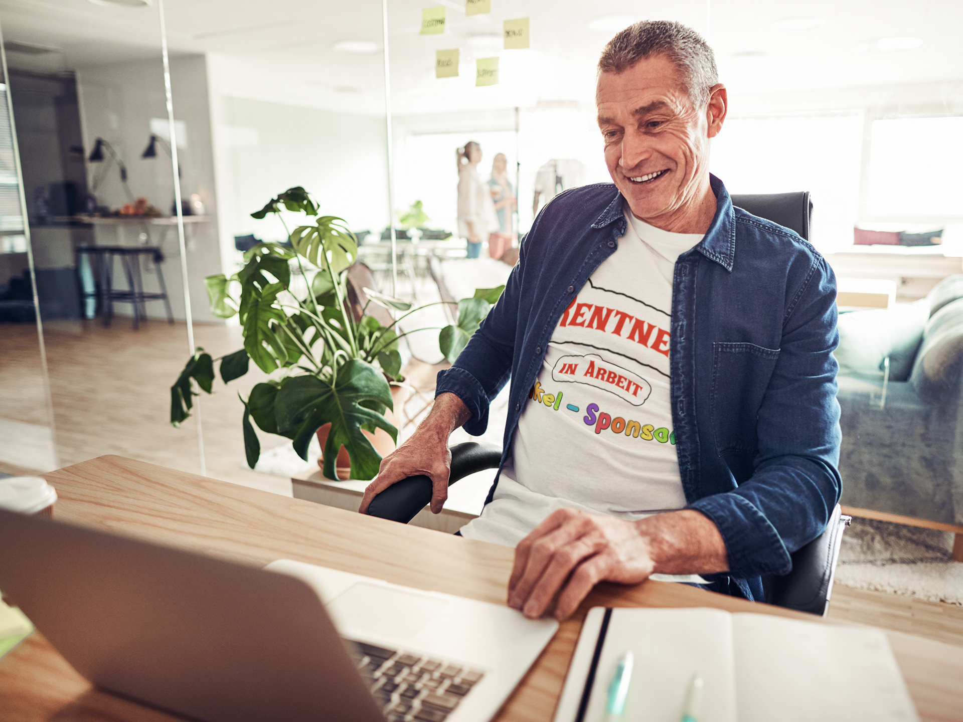 Rentner in Arbeit - Enkel Sponsor!