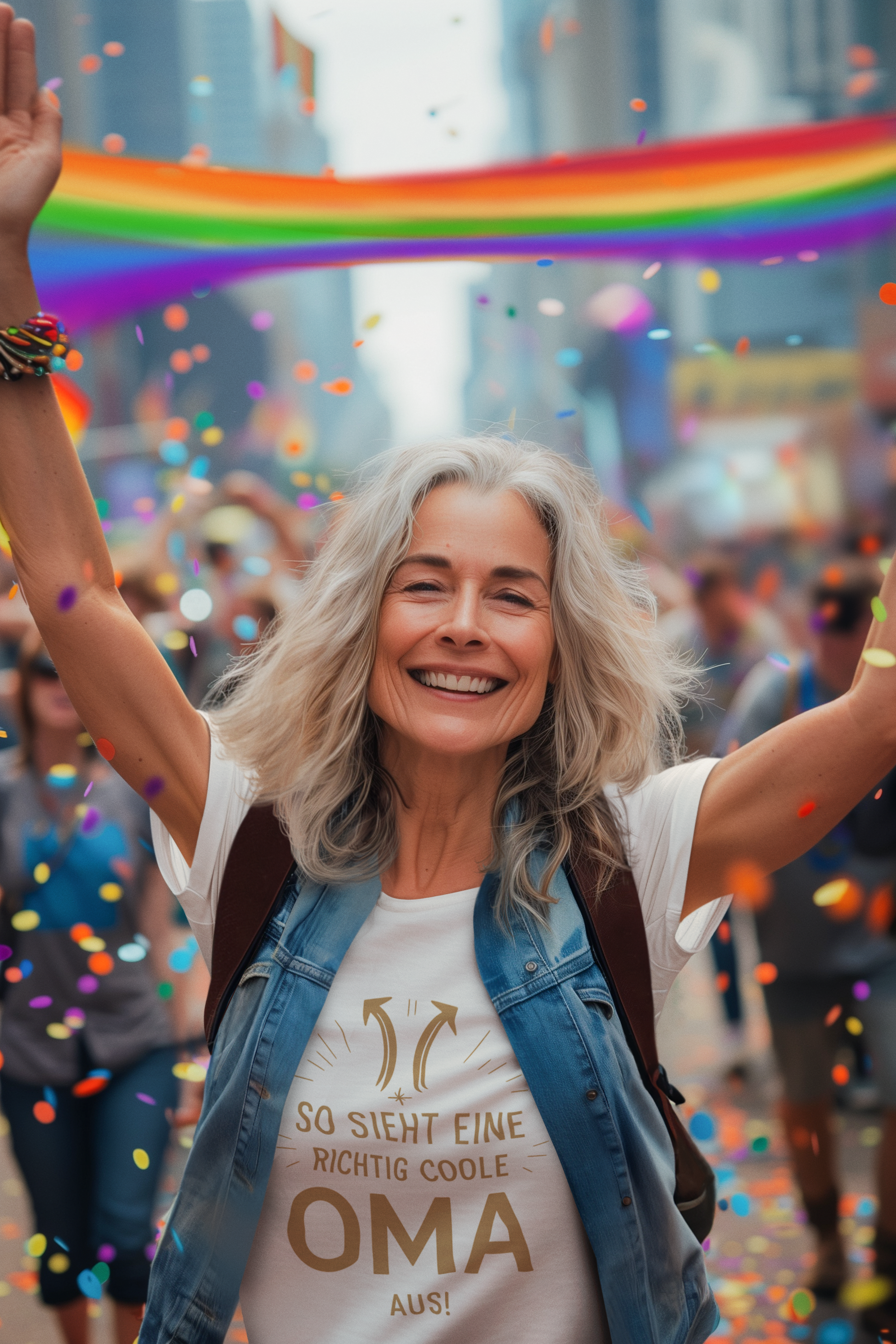 So sieht eine richtig coole Oma aus!