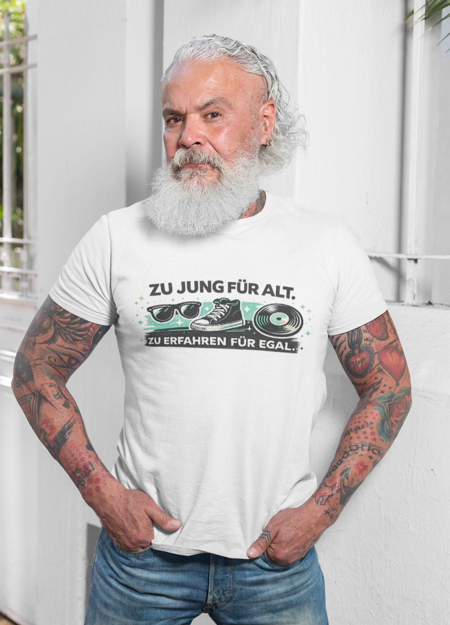 Zu jung für alt. / Oversize