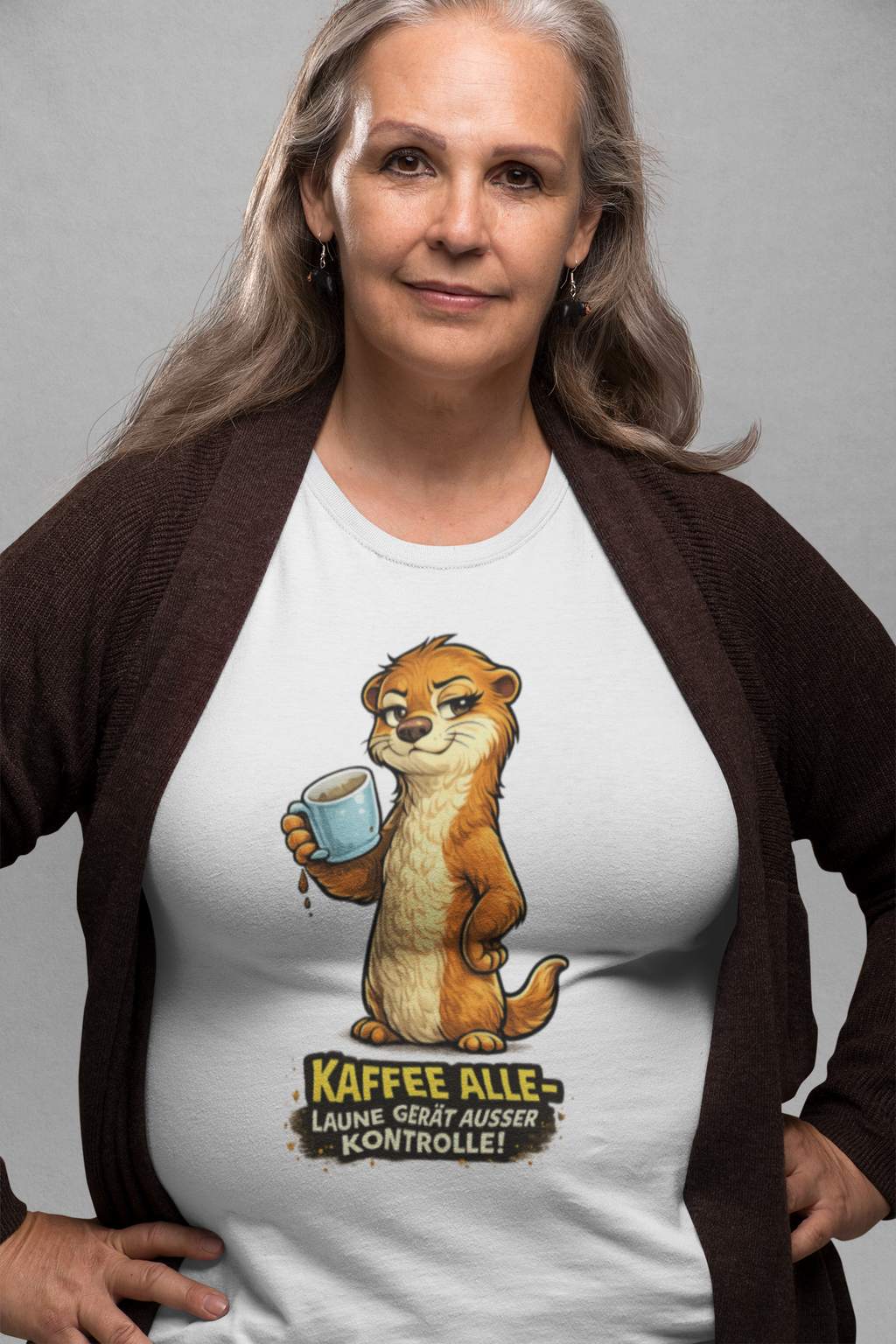 Kaffee alle-Laune gerät außer Kontrolle! /Damen Shirt
